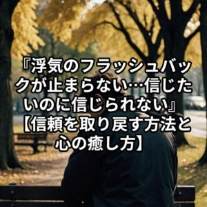 投稿についてもっと詳しく 『浮気のフラッシュバックが止まらない…信じたいのに信じられない』 【信頼を取り戻す方法と心の癒し方】恋愛占い 祈祷師 土岐天命