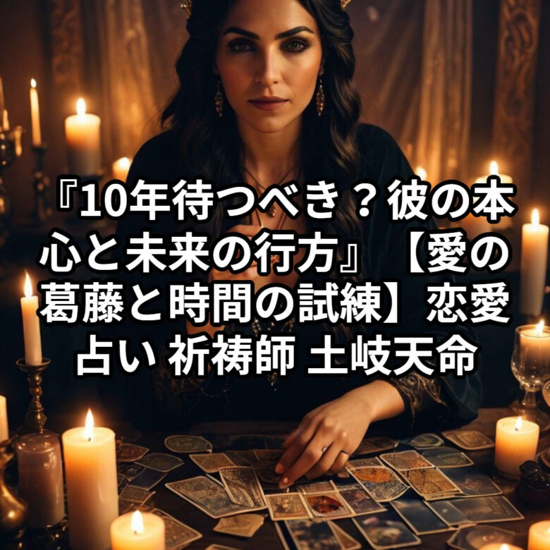 投稿についてもっと詳しく 『10年待つべき？彼の本心と未来の行方』【愛の葛藤と時間の試練】恋愛占い 祈祷師 土岐天命