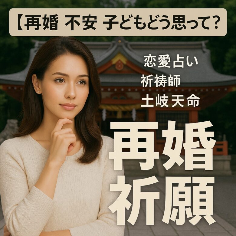 投稿についてもっと詳しく 【再婚 不安 子どもどう思ってる？】『祈願したい』恋愛占い 祈祷師 土岐天命｜再婚成就祈願