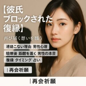 投稿についてもっと詳しく 【彼氏 ブロックされた 復縁】『もう一度繋がりたい』恋愛占い 祈祷師 土岐天命｜復縁祈願