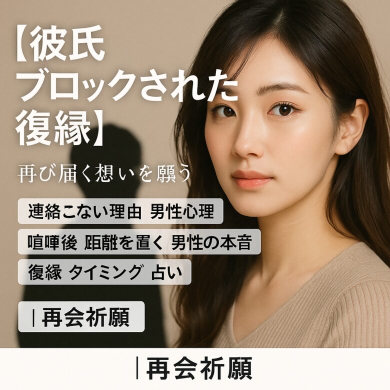 投稿についてもっと詳しく 【彼氏 ブロックされた 復縁】『もう一度繋がりたい』恋愛占い 祈祷師 土岐天命｜復縁祈願