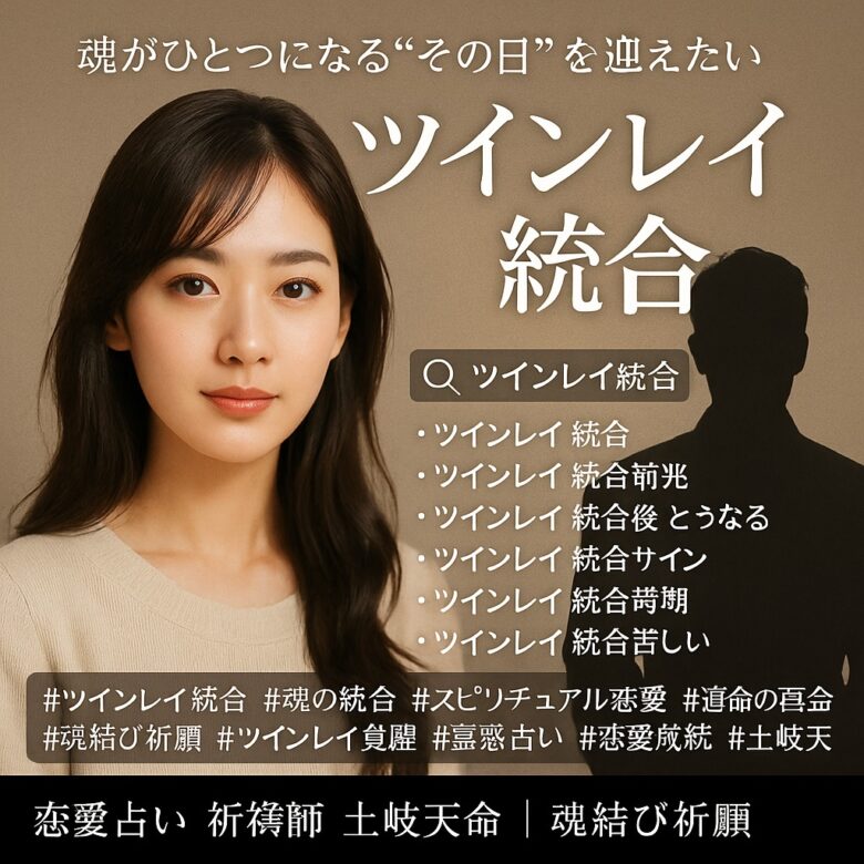 投稿についてもっと詳しく 【ツインレイ 統合】『魂がひとつになる“その日”を迎えたい』恋愛占い 祈祷師 土岐天命｜魂結び祈願