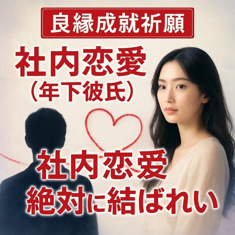 投稿についてもっと詳しく 社内恋愛（年下彼氏）絶対に年下の彼と結ばれたい『彼の心をまっすぐ自分に向けたい』恋愛占い 祈祷師 土岐天命｜良縁成就祈願