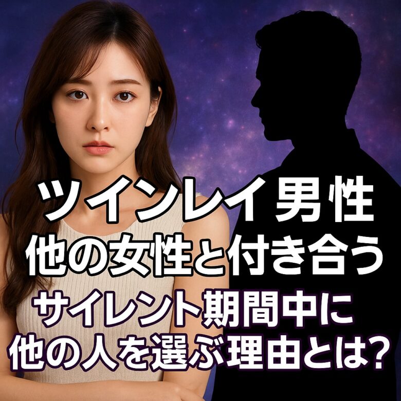 投稿についてもっと詳しく 【ツインレイ男性 他の女性と付き合う】サイレント期間中に他の人を選ぶ理由とは？
