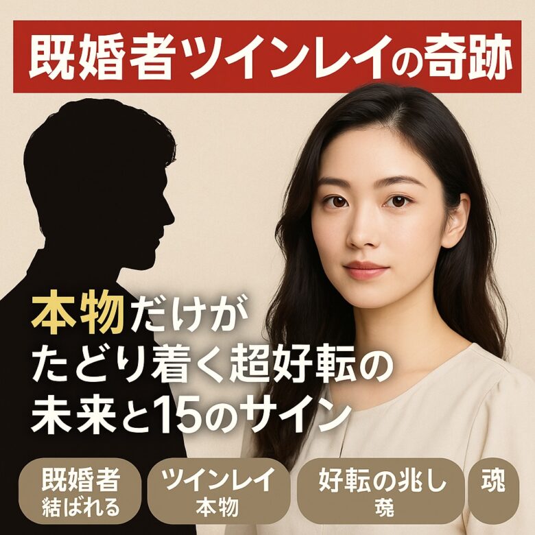 あなたが現在見ているのは 既婚者ツインレイの奇跡｜本物だけがたどり着く超好転の未来と15のサイン