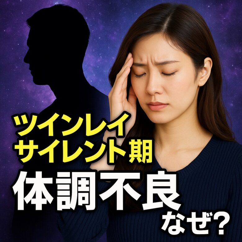 投稿についてもっと詳しく ツインレイ サイレント期に体調不良が起こる理由と対処法