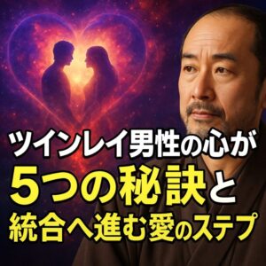 投稿についてもっと詳しく ツインレイ男性の心が動く5つの秘訣と統合へ進む愛のステップ