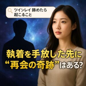 投稿についてもっと詳しく 【ツインレイ 諦めたら 起こること】『執着を手放したらどうなる？再会への影響を知りたい』恋愛占い 祈祷師 土岐天命｜恋愛成就祈願