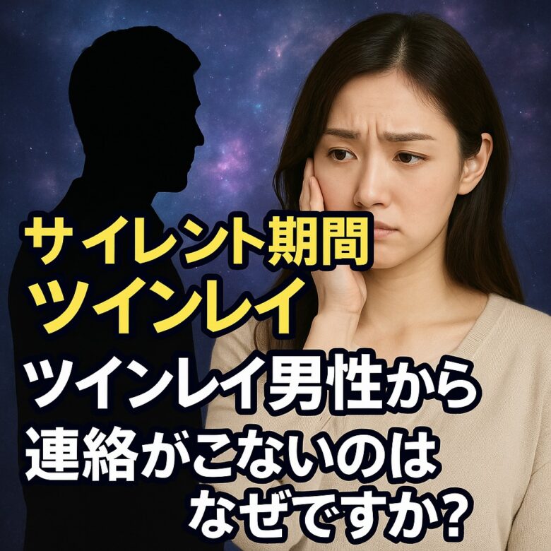 投稿についてもっと詳しく 【サイレント期間 ツインレイ】ツインレイ男性から連絡がこないのはなぜですか？
