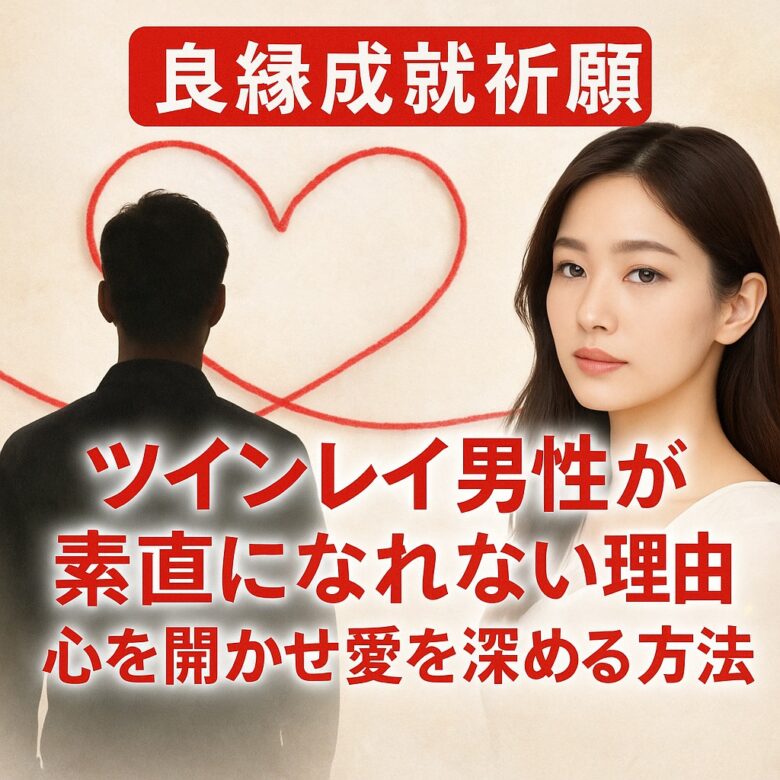 投稿についてもっと詳しく 【ツインレイ男性が素直になれない理由】『心を開かせ愛を深める向き合い方』恋愛占い 祈祷師 土岐天命｜良縁成就祈願