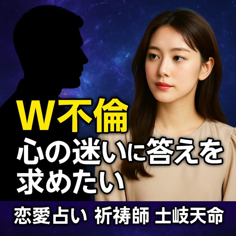 投稿についてもっと詳しく 【W不倫　未来】『心の迷いに答えを求めたい』恋愛占い 祈祷師 土岐天命｜良縁祈願