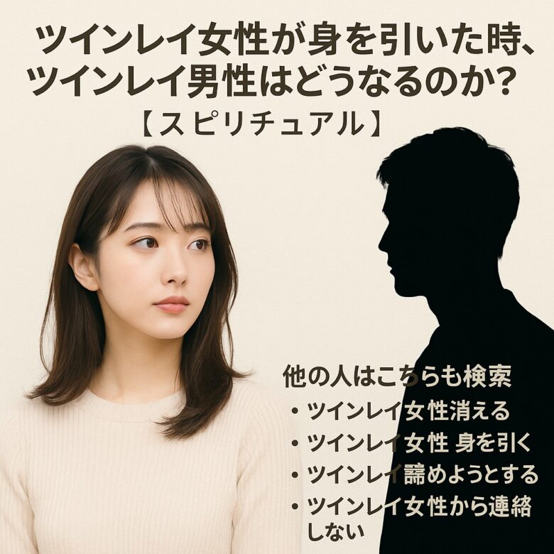 投稿についてもっと詳しく 【ツインレイ女性が身を引いた時 ツインレイ男性はどうなるのか】『彼が本当に運命の相手なら…気づいて戻ってきてほしい』恋愛占い 祈祷師 土岐天命｜魂の結びつき祈願