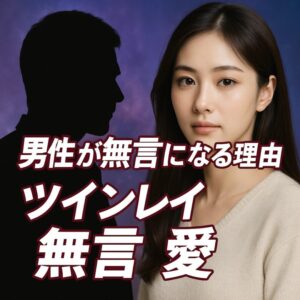 投稿についてもっと詳しく ツインレイ男性が無言になる理由は何？愛のサインを徹底解説