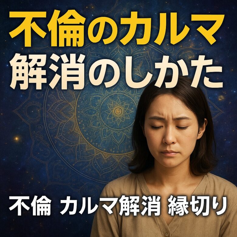 投稿についてもっと詳しく 不倫のカルマ、解消のしかたとは？不倫の本質とカルマの真実｜なぜ人は禁断の恋に魅了され不倫するのか？【スピリチュアル】